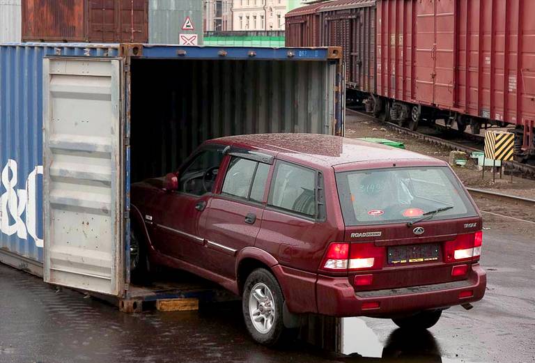 Перевозка авто сеткой из Находки в Москву
